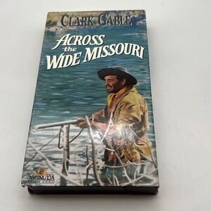 ACROSS THE WIDE MISSOURI ricardo montalban / clark gable VHS VIDEOTAPE